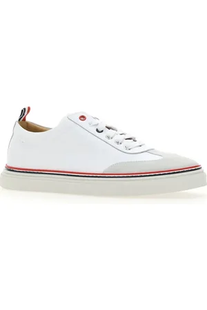 Thom Browne Schoenen, Heren, Wit, 41 EU, RWB Cupsole Lo-Top Trainer