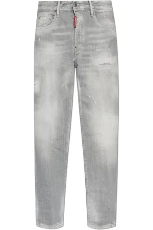 Dsquared2 Jeans, Heren, Grijs, L, Katoen, Skater Jeans