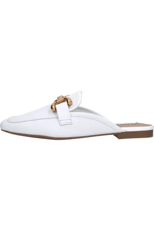 Steve Madden Schoenen, Dames, Wit, 37 1/2 EU, Leer, Sandalen Wit