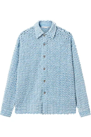 Stella McCartney Blouses & Shirts, Dames, Blauw, S, Denim, Denim Overhemd