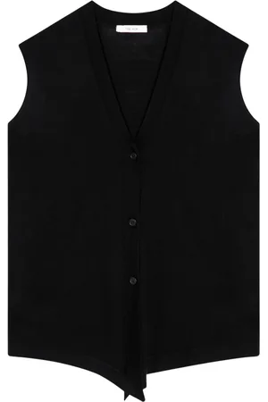 The Row Jassen, Dames, Zwart, S, Wol, Kort vest