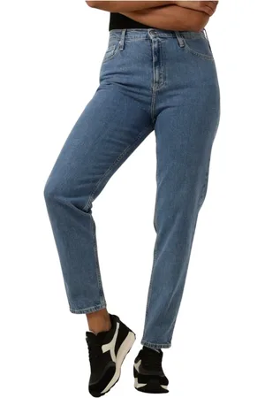 Calvin Klein Jeans, Dames, Blauw, W29, Denim, Mom Jeans