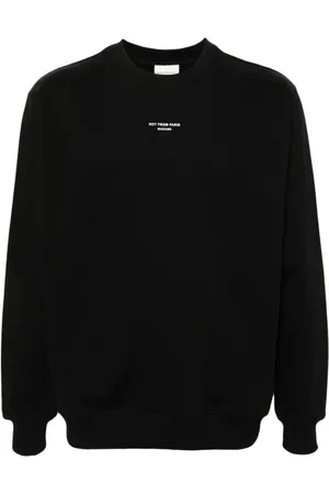 Drôle de Monsieur Sweatshirts & Hoodies, Heren, Zwart, S, Katoen, Zwart Sweatshirt