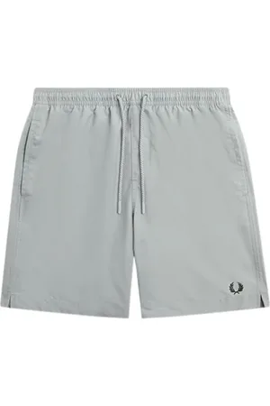 Fred Perry Badkleding, Heren, Wit, L, Nylon, Logo Zwemshorts
