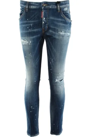 Dsquared2 Jeans, Heren, Blauw, 3Xl, Katoen, Skater Jeans