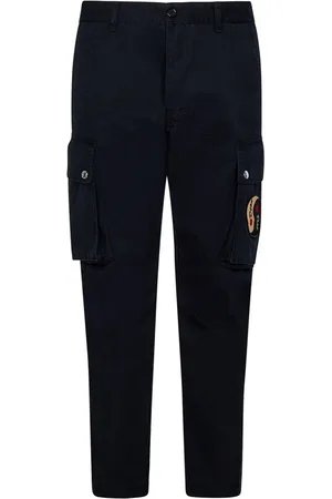 Dsquared2 Broeken, Heren, Zwart, S, Katoen, Slim-fit Broek