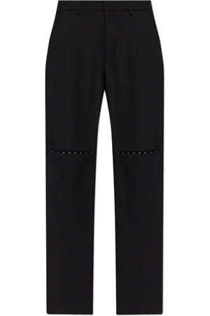 Dsquared2 Broeken, Heren, Zwart, 2Xl, Wol, Geplooide broek