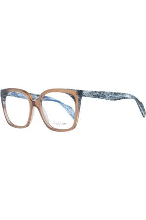 YOHJI YAMAMOTO Accessoires, Dames, Bruin, ONE Size, Bruine Dames Optische Monturen