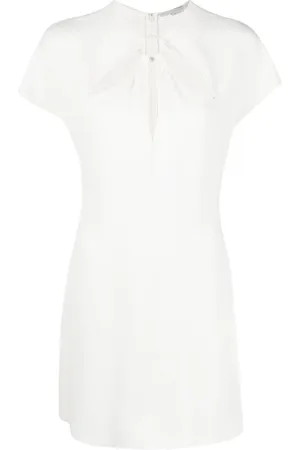 Stella McCartney Kleedjes, Dames, Wit, S, Elegante Jurk
