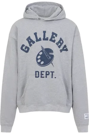 GALLERY DEPT. Sweatshirts & Hoodies, Heren, Grijs, L, Katoen, Grijze Sweatshirt Stijlvol Eigentijds Design