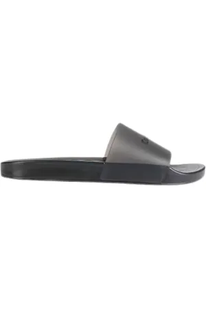 Calvin Klein Schoenen, Heren, Zwart, 41 EU, Pool Slide Rubber Sandalen