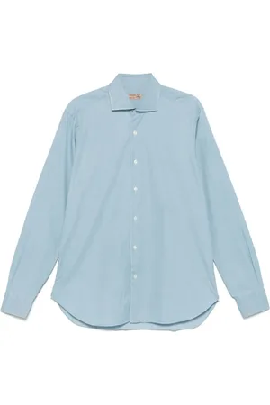 BARBA Overhemden, Heren, Blauw, 2Xl, Stijlvolle Overhemden Collectie