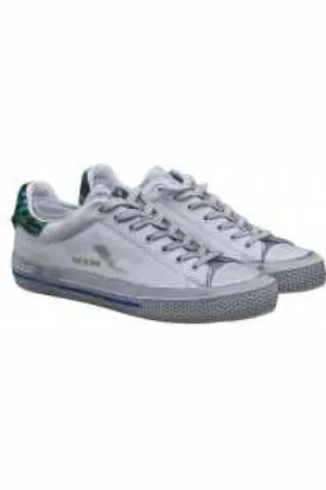 Hidnander Schoenen, Heren, Wit, 40 EU, Leer, Starless Low Sneakers
