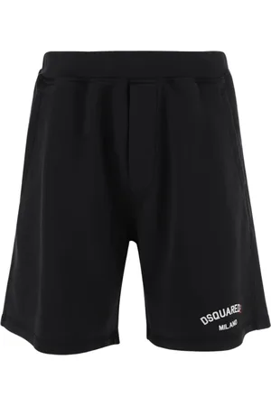 Dsquared2 Korte broeken, Heren, Zwart, M, Katoen, Stijlvolle Broeken