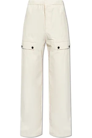 Salvatore Ferragamo Broeken, Heren, , M, Katoen, Cargo Broek met Elastische Tailleband