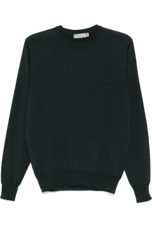 CANALI Truien, Heren, Blauw, 3Xl, Wol, Rondgebreide trui