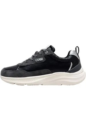 Colmar Schoenen, Dames, Zwart, 36 EU, Leer, Reptile Sneakers