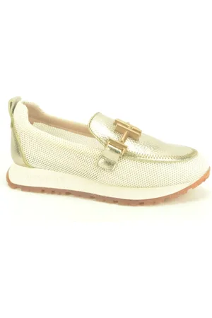 Hispanitas Schoenen, Dames, Geel, 42 EU, Sportieve Loafer voor een actieve levensstijl