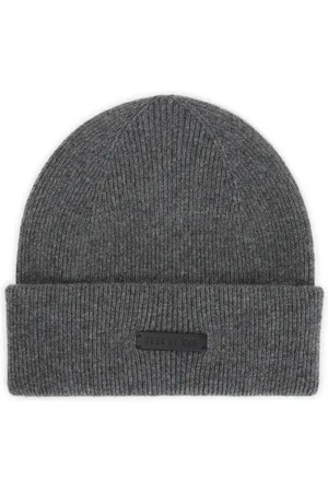 FEAR OF GOD Accessoires, Heren, Grijs, ONE Size, Kasjmier, Grijze Kasjmier Muts