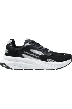 EA7 Schoenen, Heren, Zwart, 43 1/3 EU, Polyester, Sneakers