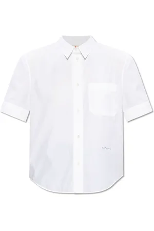 Marni Blouses & Shirts, Dames, Wit, M, Katoen, Katoenen overhemd