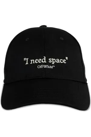 OFF-WHITE Accessoires, unisex, Zwart, L, Zwarte Stijlvolle Hoeden