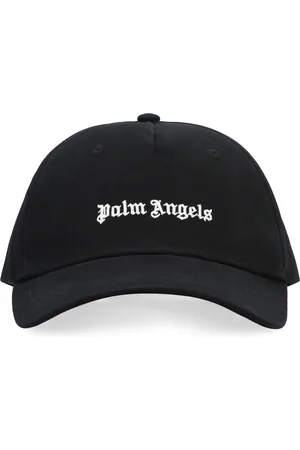 Palm Angels Accessoires, Heren, Zwart, ONE Size, Katoen, Logo Baseball Cap in katoen en polyester