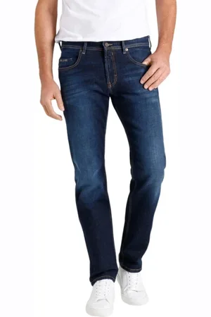 Mac Jeans, Heren, Blauw, W36 L34, Straight Jeans