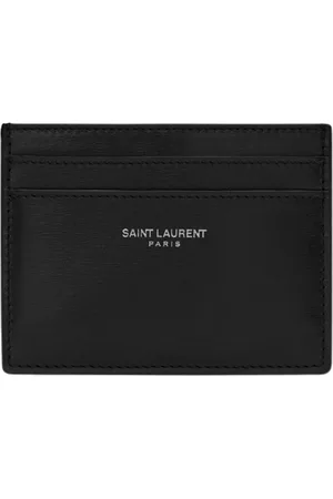 Saint Laurent Accessoires, Heren, Zwart, ONE Size, Zwarte Portemonnees voor Mannen