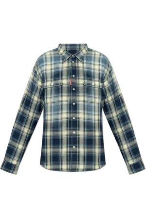 Dsquared2 Overhemden, Heren, Veelkleurig, M, Katoen, Shirt met Ruitpatroon