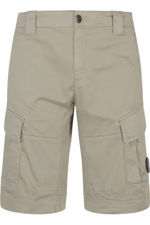 C.P. Company Korte broeken, Heren, , M, Katoen, Bermuda Cargo Shorts in Satin Stretch