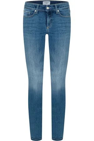 Cambio Jeans, Dames, Blauw, S, Katoen, Piper broek