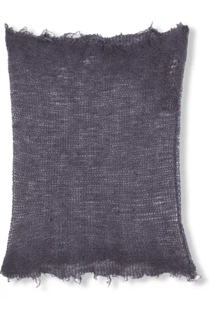 Cortana Accessoires, Dames, Grijs, ONE Size, Kasjmier, Open Gebreide Trui van Alpaca, Zijde en Kasjmier