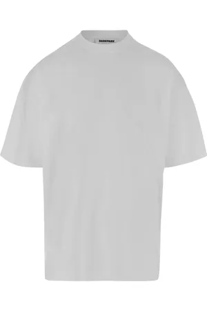 DARKPARK Tops, Heren, Wit, XL, Katoen, Witte Katoenen Crew Neck T-shirt