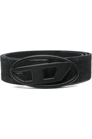 Diesel Accessoires, Heren, Zwart, 105 CM, Leer, Riem