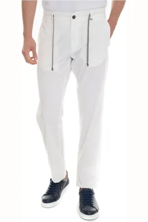 CANALI Broeken, Heren, Wit, 3Xl, Katoen, Chino`s