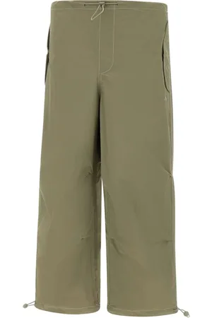 Autry Broeken, Heren, Groen, L, Katoen, Groene Chino Broek met Elastische Taille