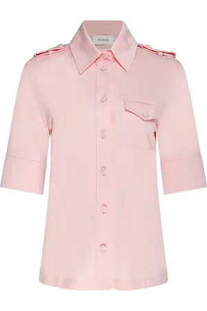 Sportmax Blouses & Shirts, Dames, Roze, S, Katoen, Roze Blouse