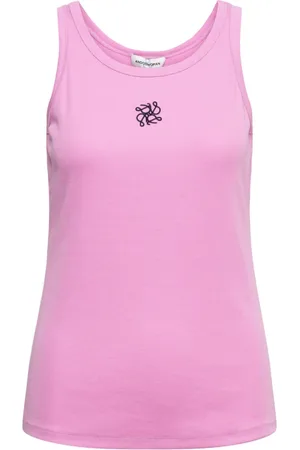 &Co Woman Tops, Dames, Roze, 2Xl, Katoen, Selena Embro Top