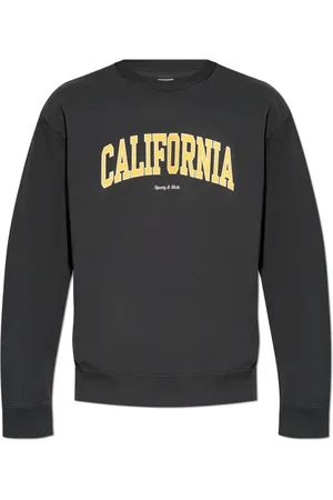 Sporty & Rich Sweatshirts & Hoodies, unisex, Grijs, XL, Katoen, California Crewneck