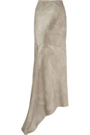 Cortana Rokken, Dames, , XL, Leer, Asymmetrische Rok Parelmoer Geverfd