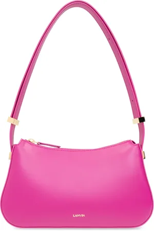 Lanvin Tassen, Dames, Roze, ONE Size, Leer, Concerto Schoudertas