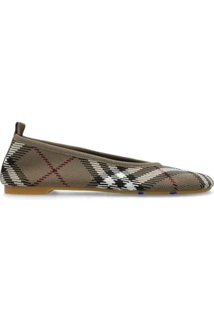 Burberry Schoenen, Dames, Groen, 40 EU, Polyester, Ballerina`s Baby