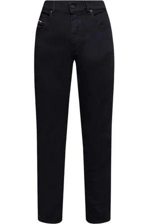 Diesel Jeans, Heren, Zwart, W33 L32, Katoen, Slim-fit Jeans