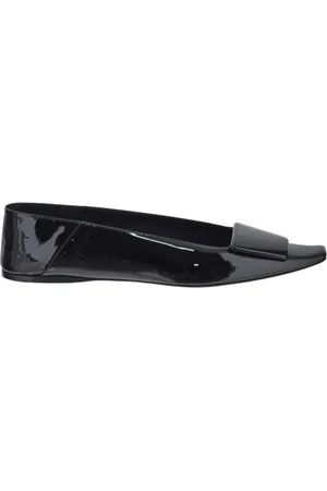 Saint Laurent Schoenen, Dames, Zwart, 39 EU, Poppy Ballet Flats