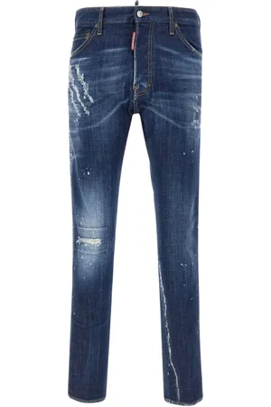 Dsquared2 Jeans, Heren, Blauw, 3Xl, Katoen, 5 Pocket Broek