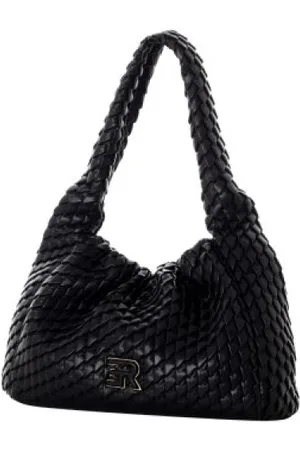 ERMANNO SCERVINO Tassen, Dames, Zwart, ONE Size, Leer, Schoudertas