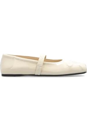 Marni Schoenen, Dames, , 39 EU, Leer, Leren balletflats