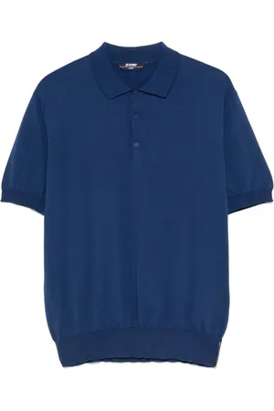 K-Way Tops, Heren, Blauw, M, Stijlvol Blauw T-shirt voor Mannen