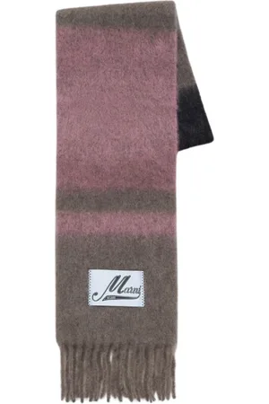 Marni Accessoires, Dames, Veelkleurig, ONE Size, Leer, Stijlvolle Sjaal